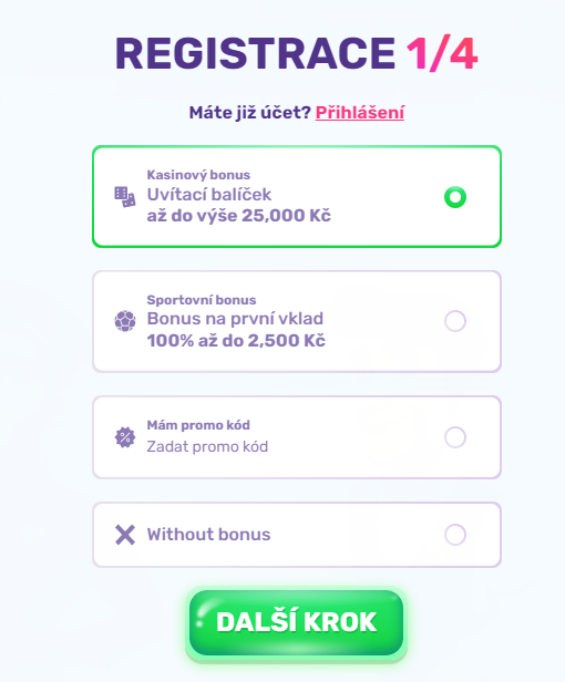 Slotspalace sign up